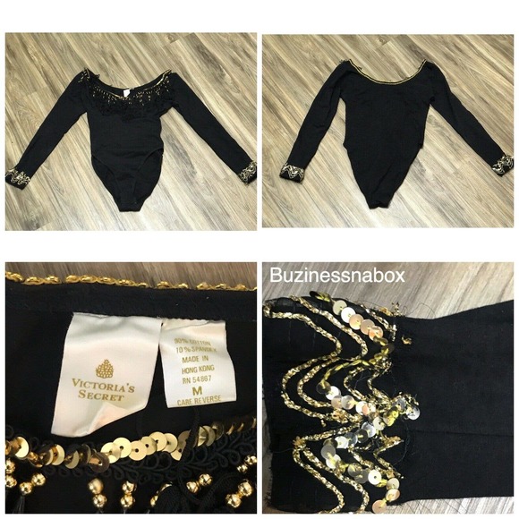 Vtg Victoria's Secret Leotard Lingerie Dance